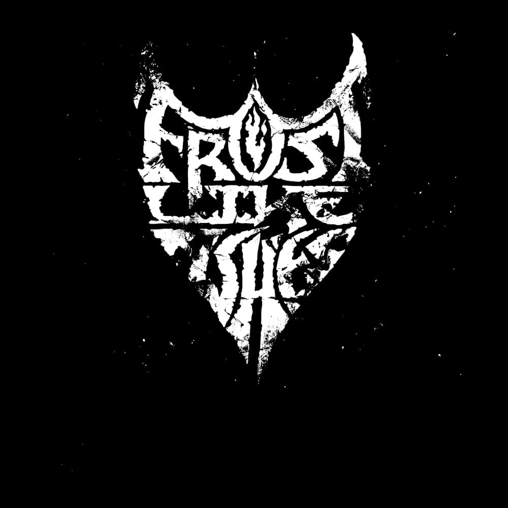 Frost Like Ashes Classic Logo - Black Denim Printed Patches (2 sizes)