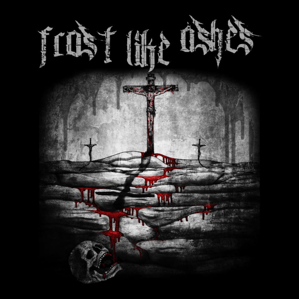 Frost Like Ashes - Tastes Like Blood - Black Denim Printed Patches (2 sizes)