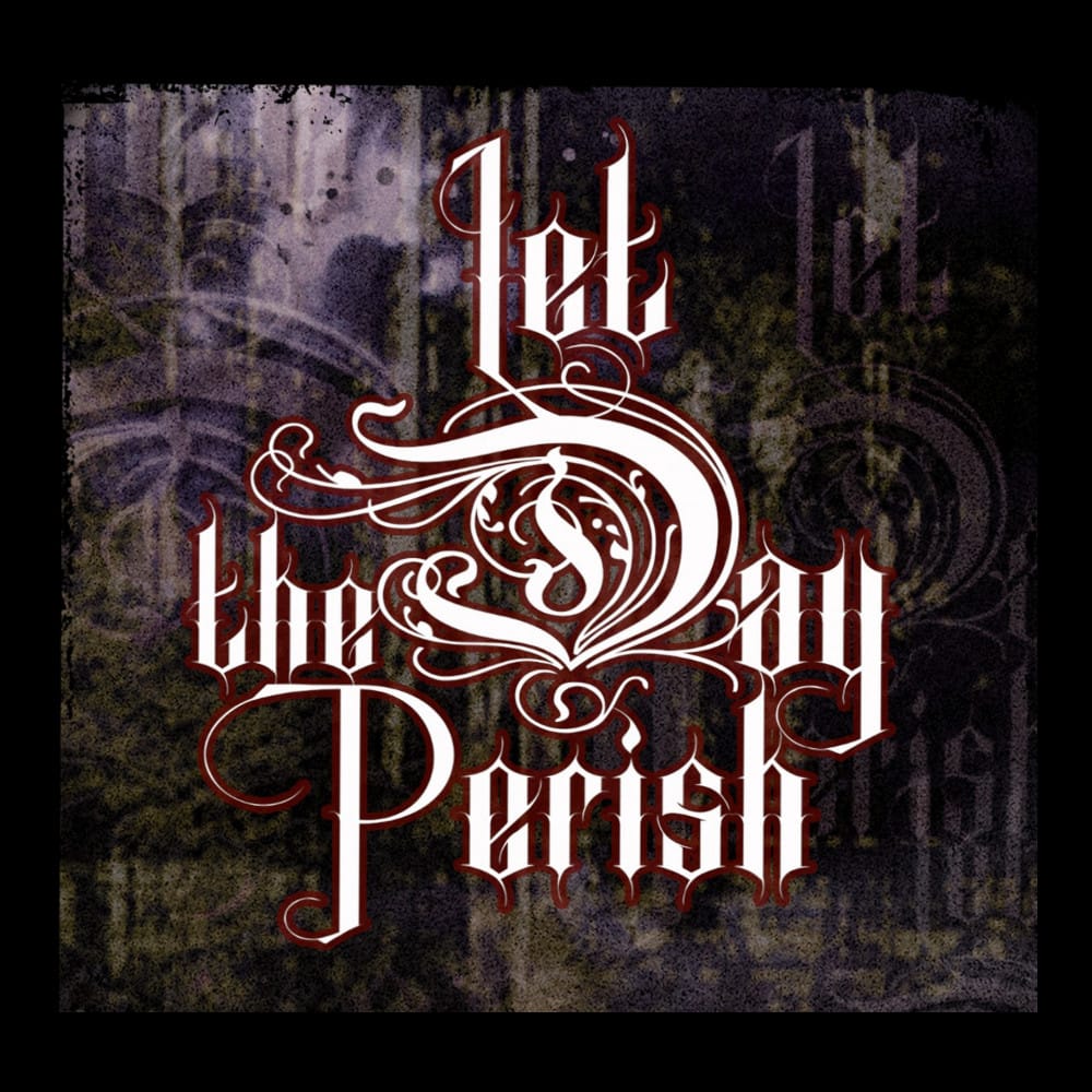 Let The Day Perish Purple-Gold - Black Denim Printed Patches (2 sizes)