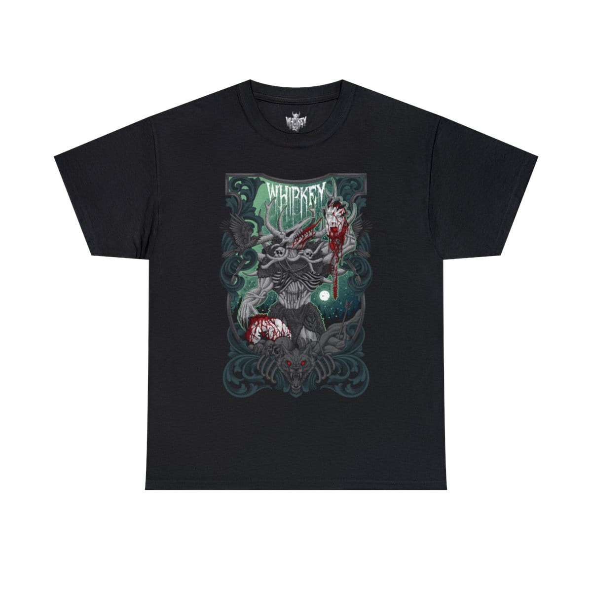 Whipkey - Wendigo (Green) Short Sleeve Tshirt (2-Sided)