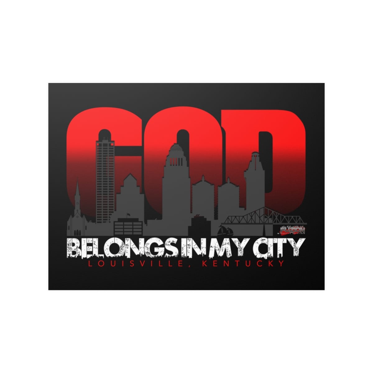 TheRiverKY - God Belongs Satin Posters (210gsm)