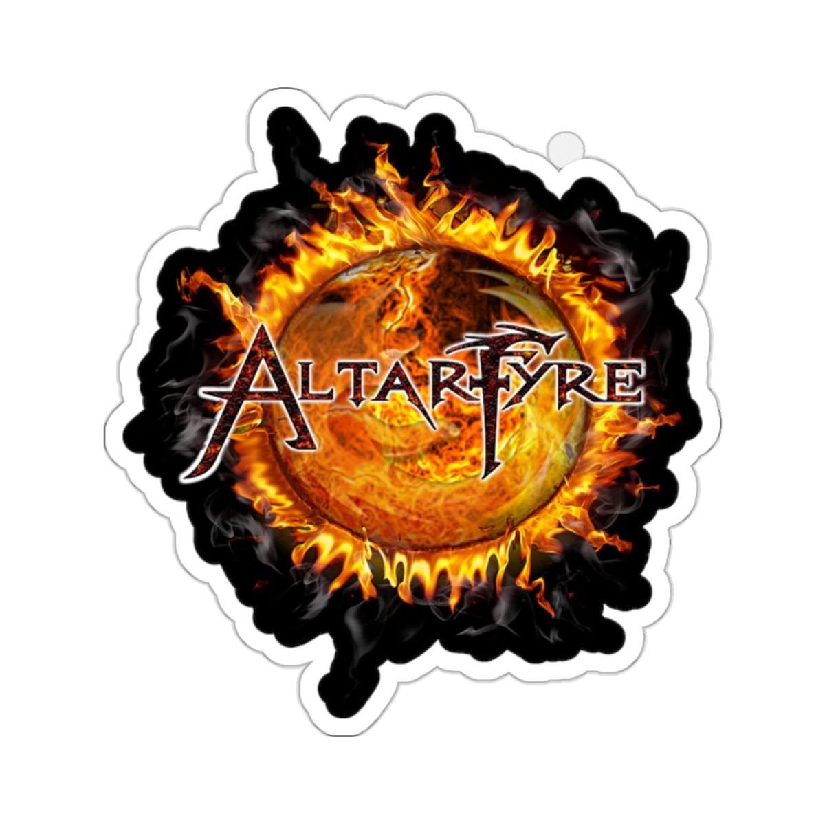 Altarfyre Fire Logo Die Cut Stickers - Image 4
