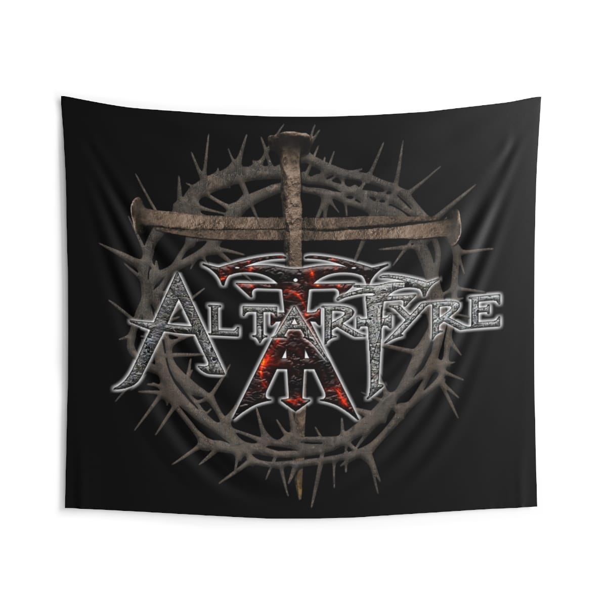 Altarfyre Logo Indoor Wall Tapestries
