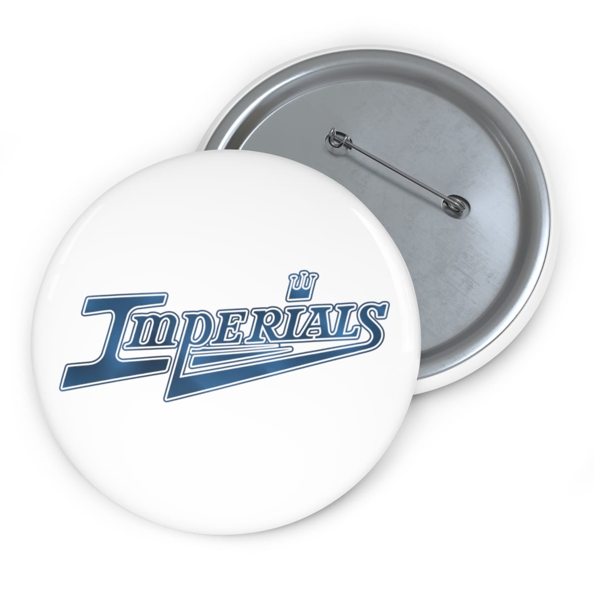 The Imperials Blue Logo Pin Buttons