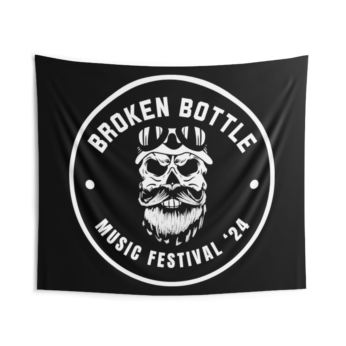 Broken Bottle Music Festival Indoor Wall Tapestries