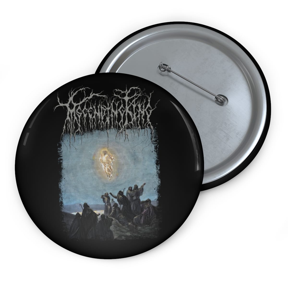 Ascending King - Jesus Pin Buttons