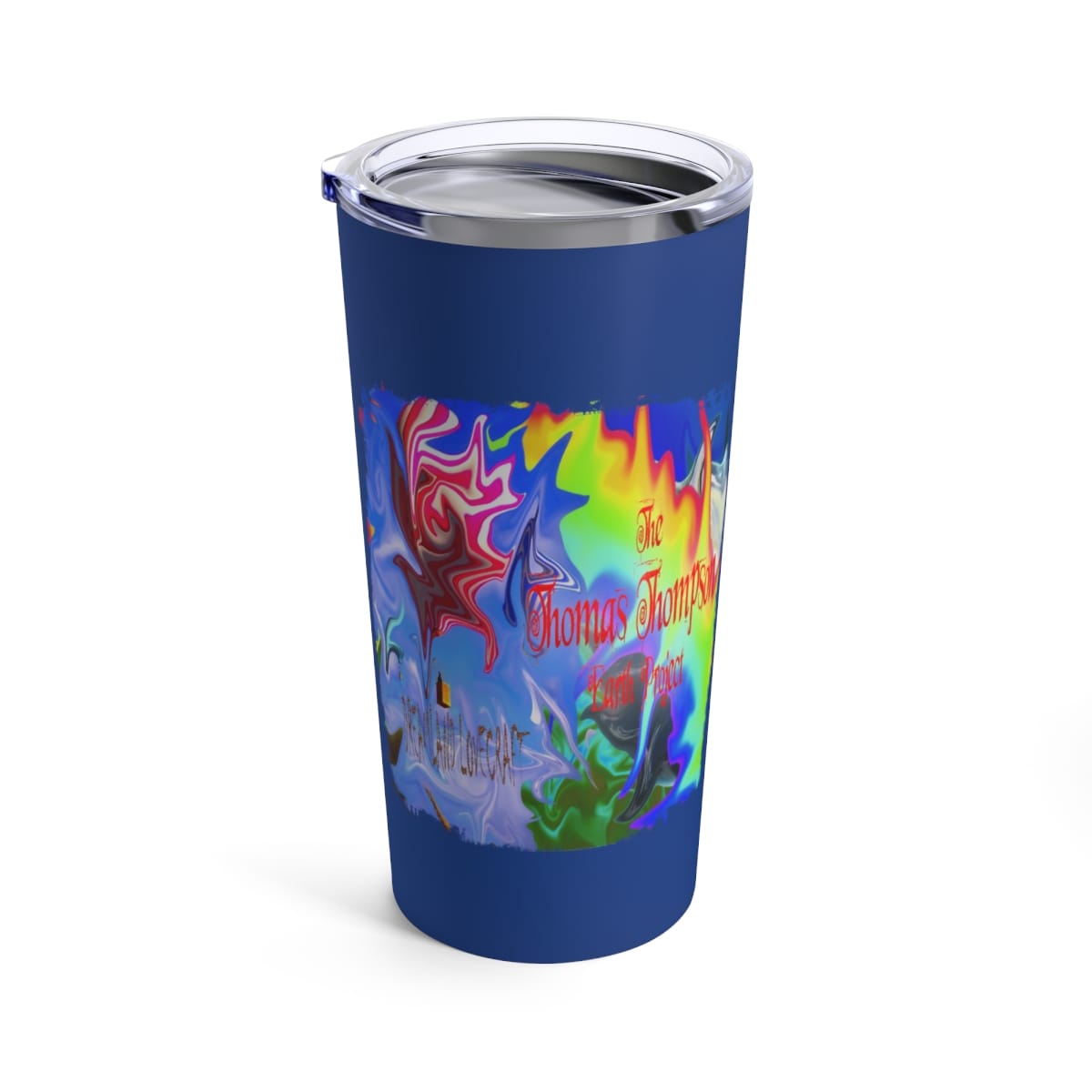 The Thomas Thompson Earth Project Dreamland Lovecraft 20oz Stainless Steel Tumbler (Blue)