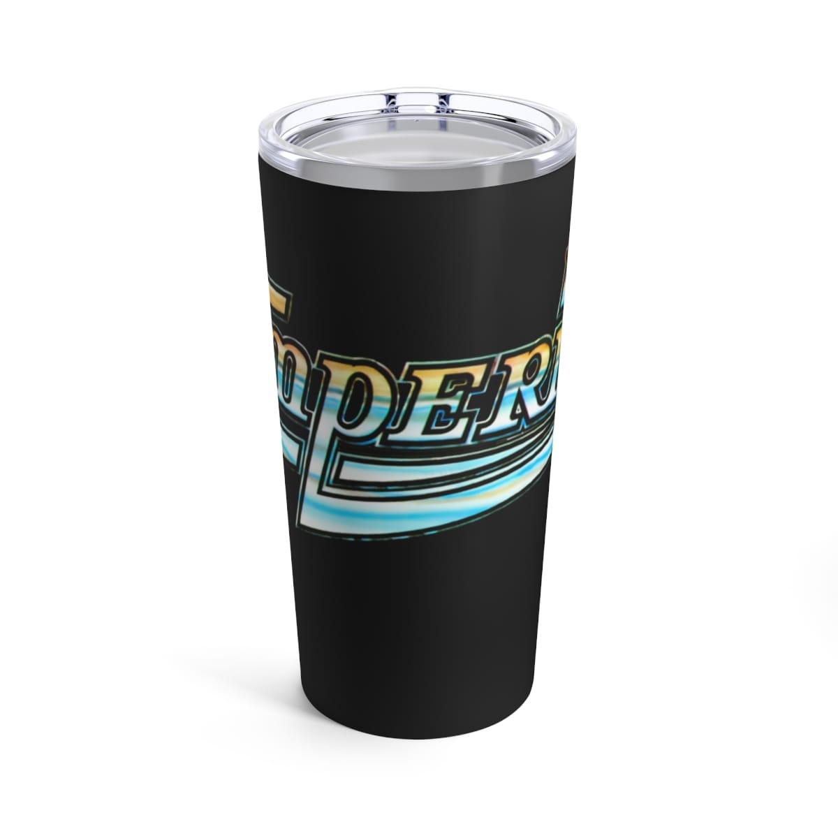 The Imperials - Sail On Logo Wraparound 20oz Black Stainless Steel Tumbler