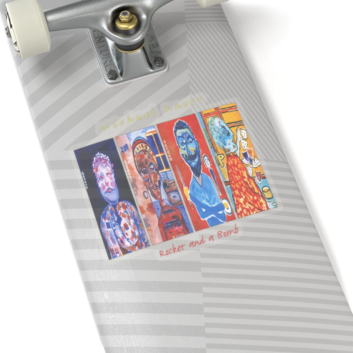 Michael Knott - Rocket And A Bomb Die Cut Stickers