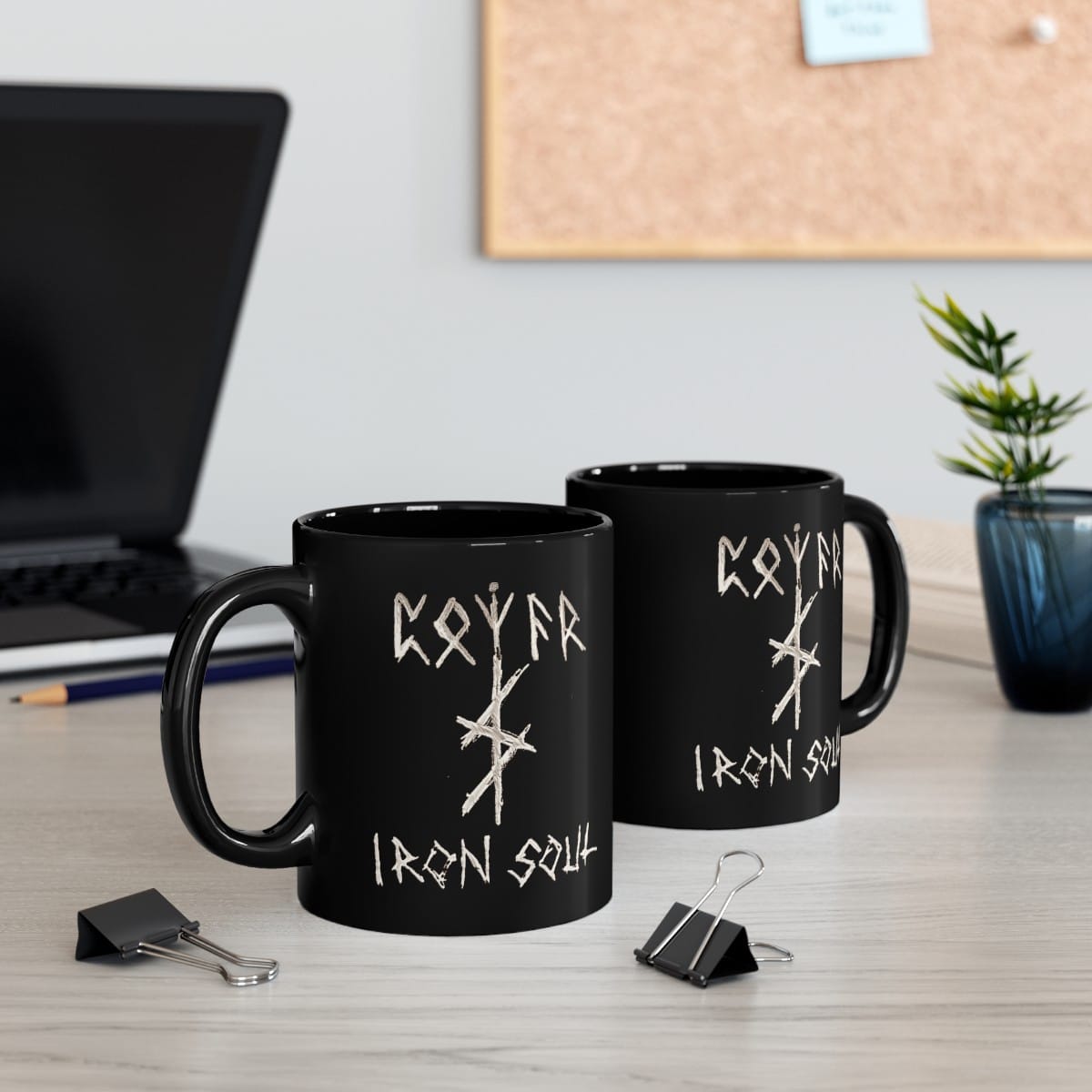 Pozar - Iron Soul 11oz Black Mugs