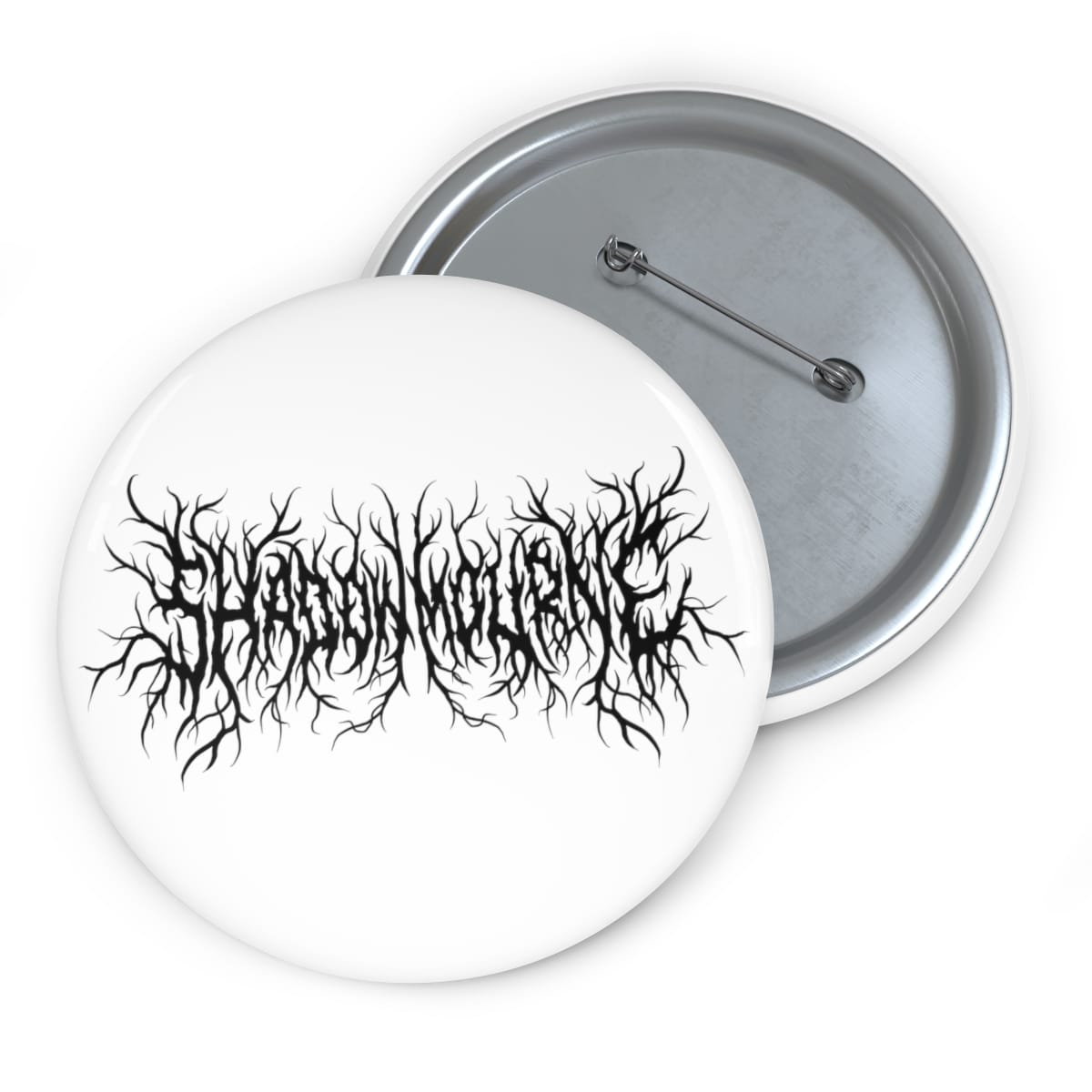 Shadowmourne Logo Pin Buttons (White)