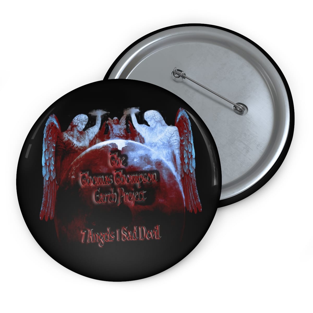 The Thomas Thompson Earth Project 7 Angels Pin Buttons