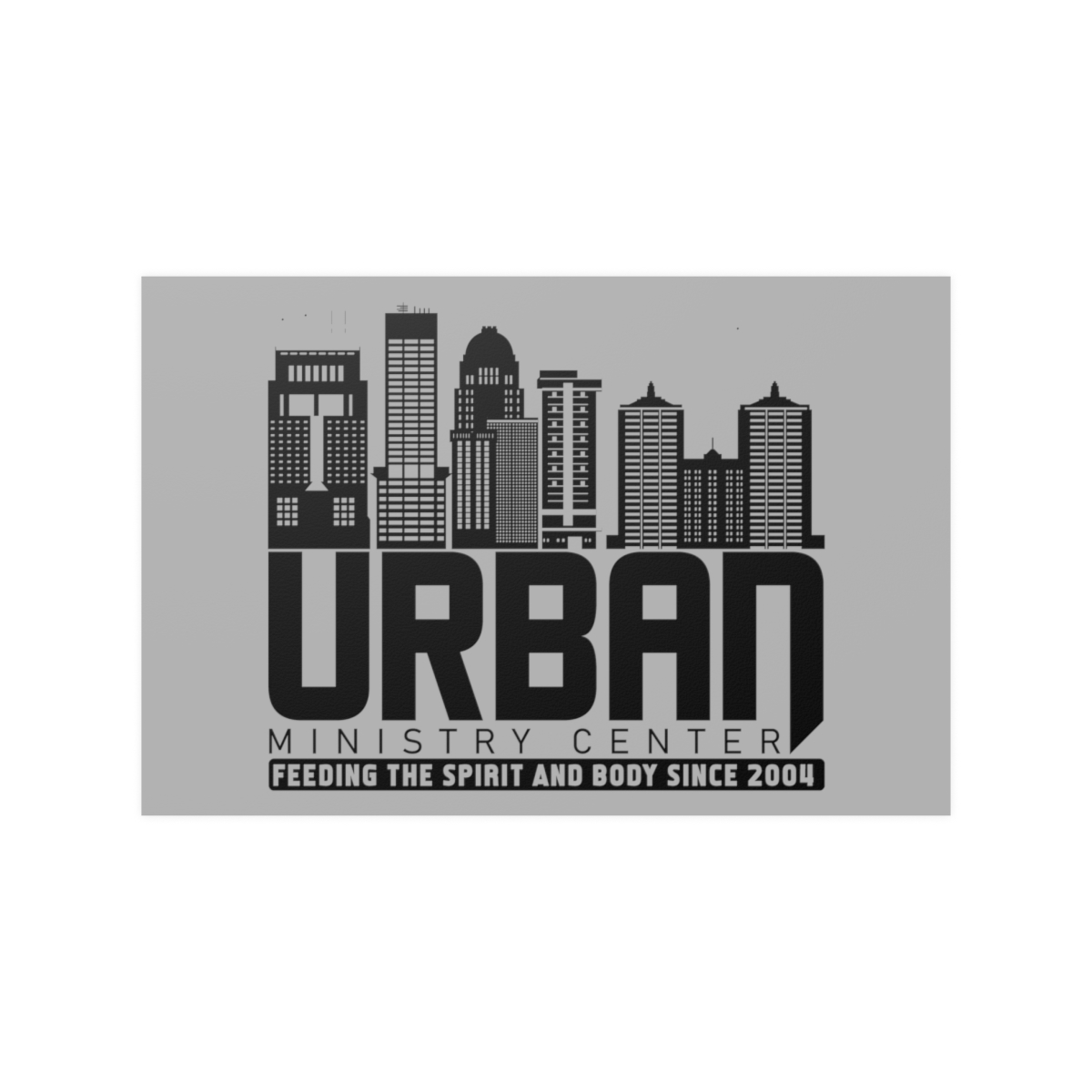 TheRiverKY - Urban Ministry Center Light Grey Poster Prints (210gsm)