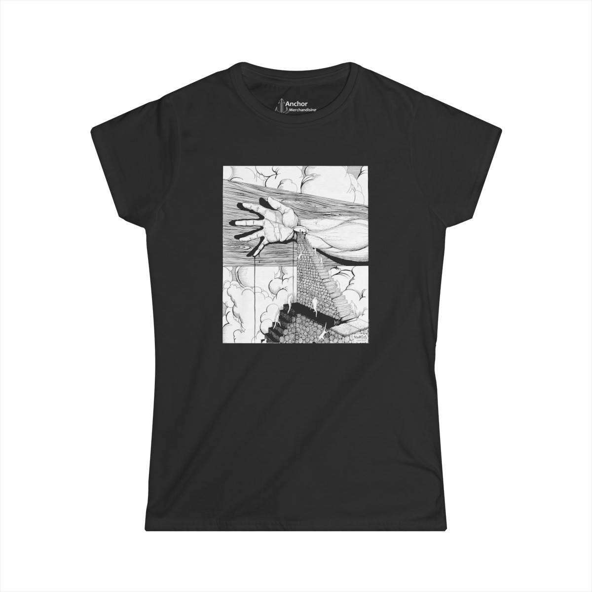 The Stairway by The Wounded Society Women's Short Sleeve Tshirt