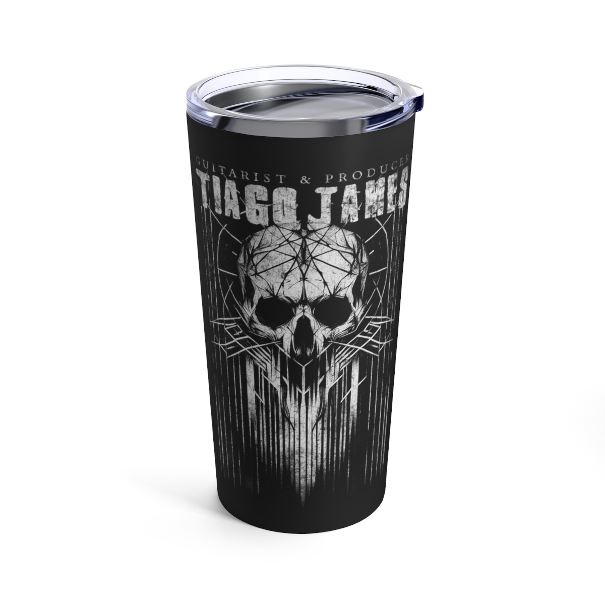 Tiago James Skull 20oz Stainless Steel Tumbler