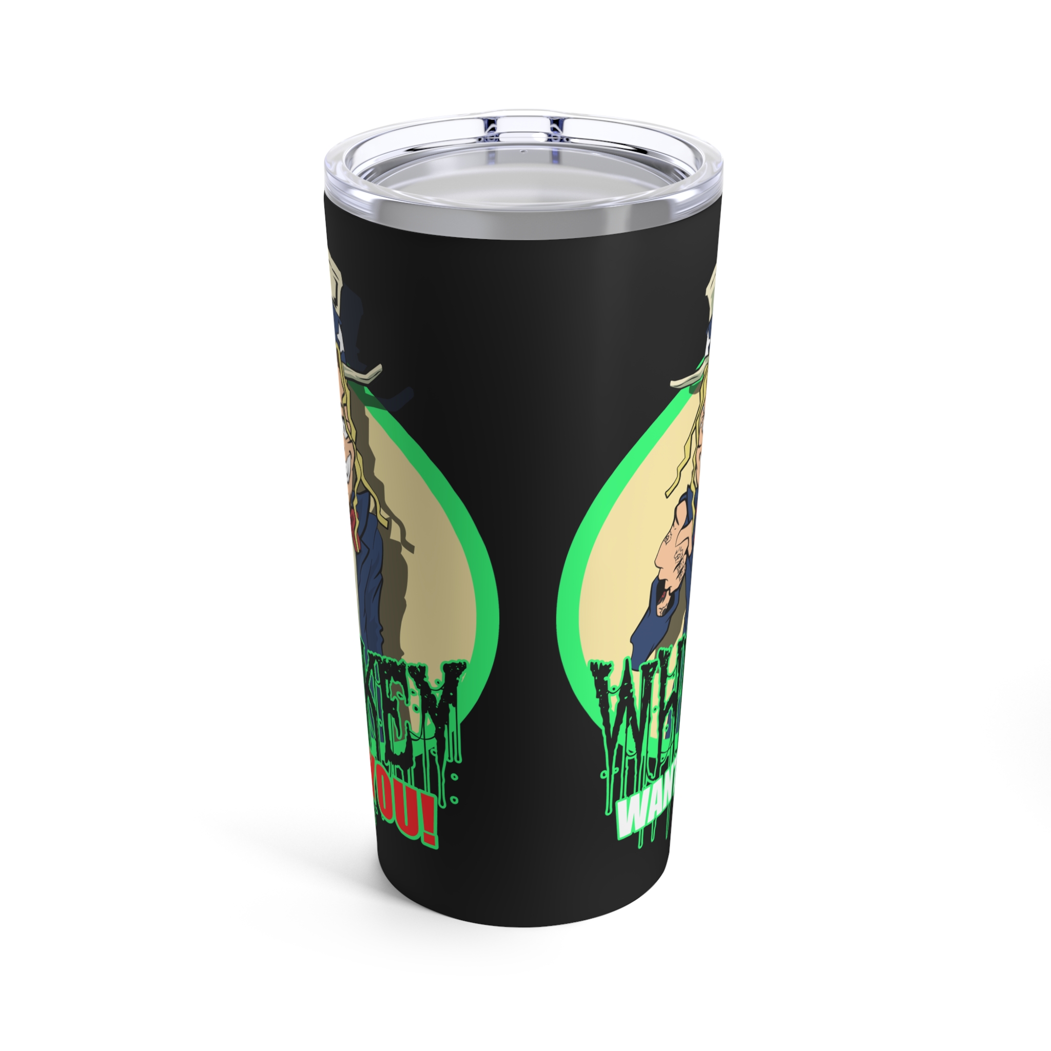 Whipkey - I Want You (Green) 20oz Stainless Steel Tumbler