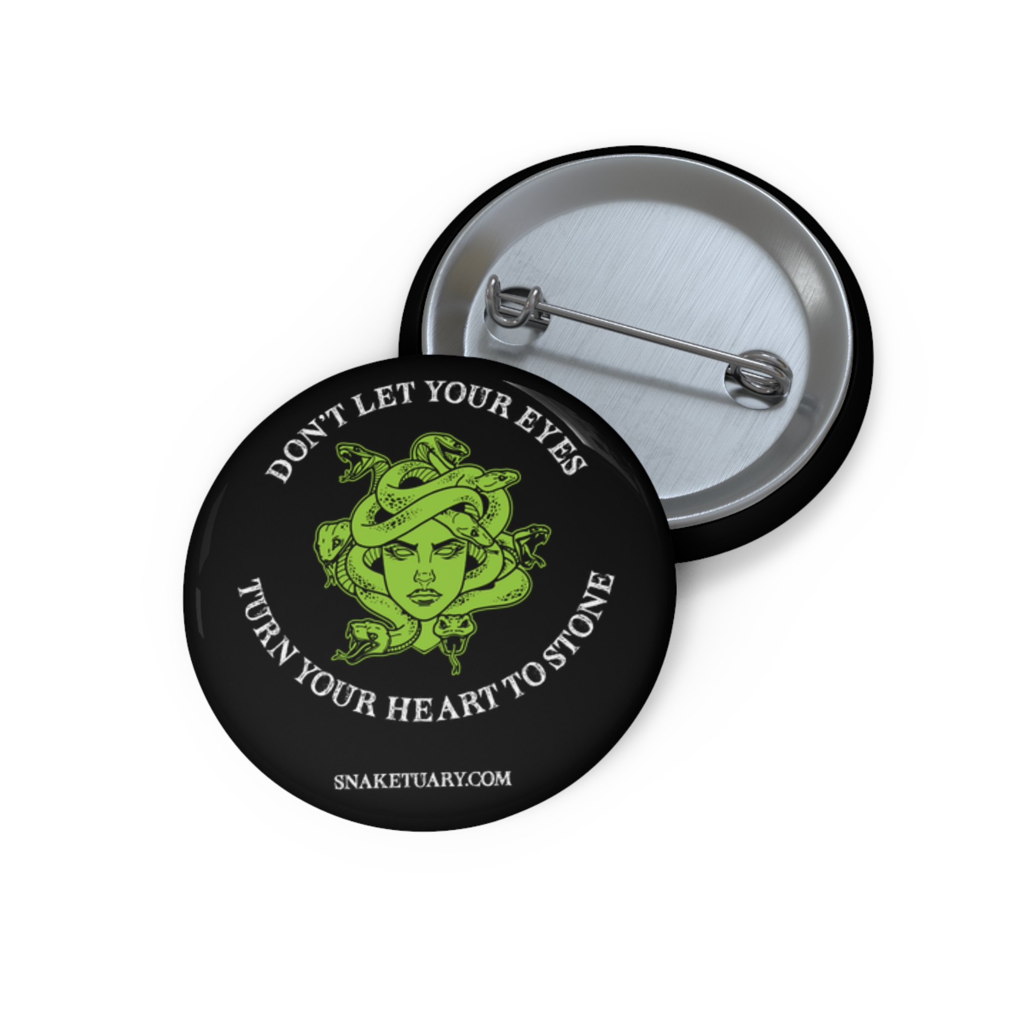 Steve's Snaketuary - Medusa Pin Buttons