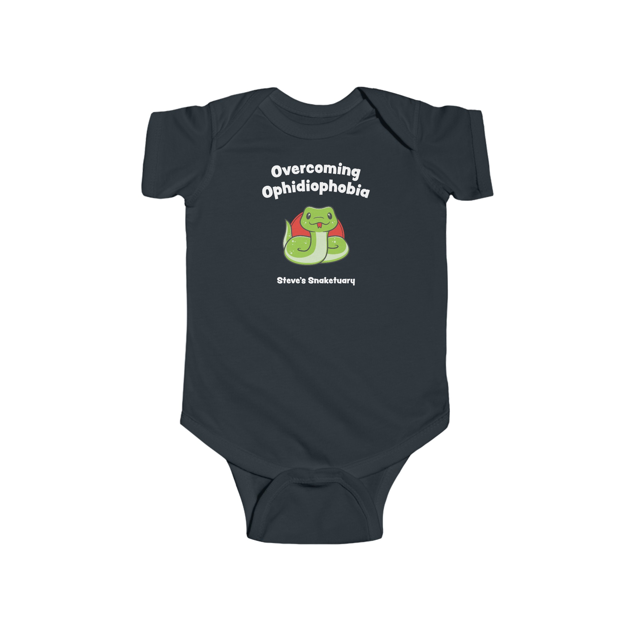 Steve's Snaketuary - Overcoming Orphidiophobia Infant Fine Jersey Bodysuit