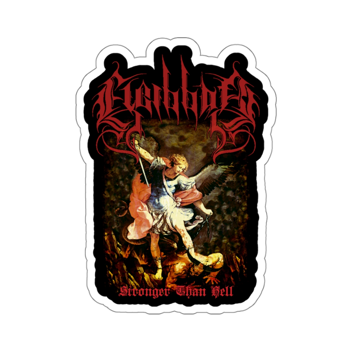 Elgibbor - Stronger Than Hell Die Cut Stickers - Image 10