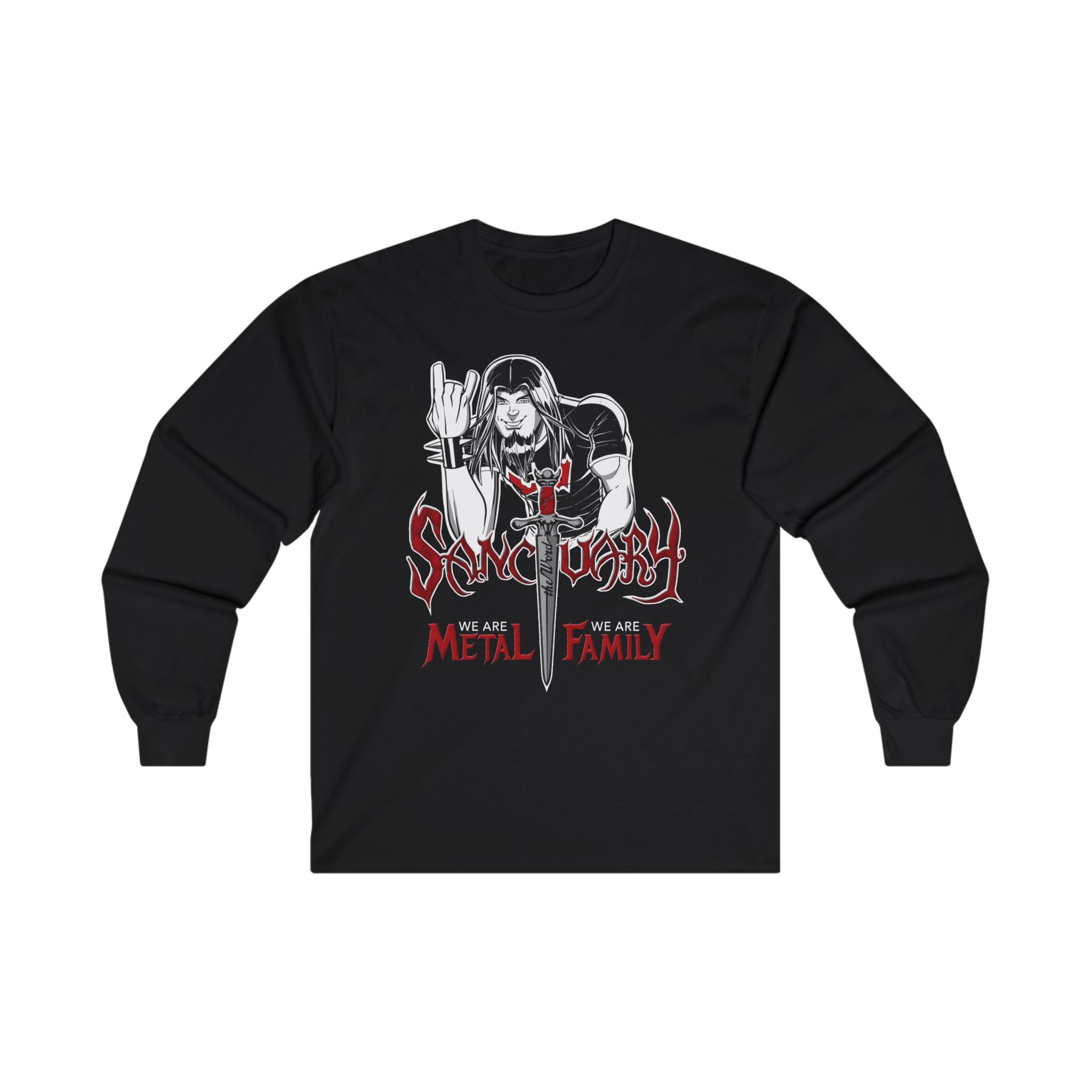Sanctuary International - Metal Dude Sanctuary Family Long Sleeve Tshirt