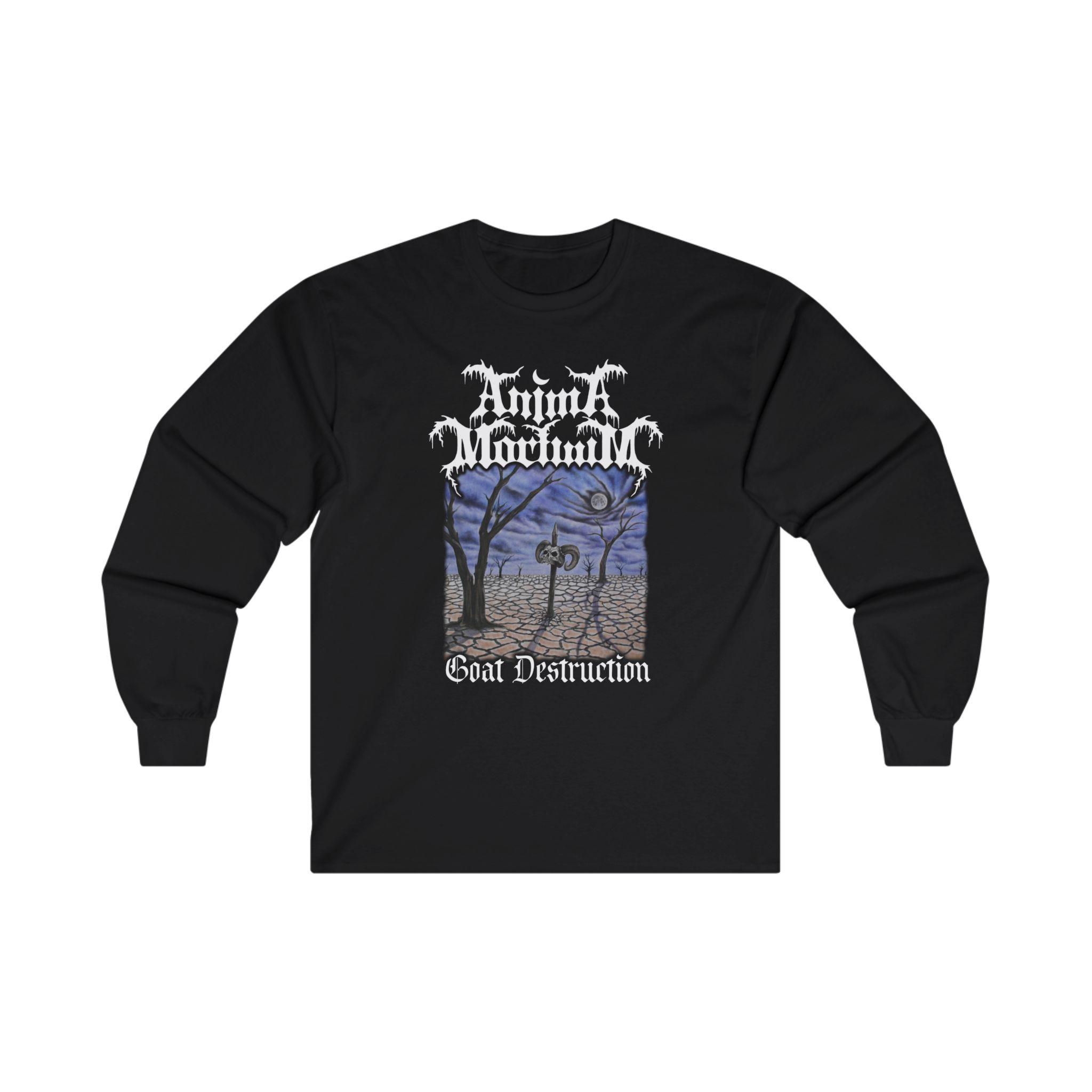 Anima Mortuum - Goat Destruction Long Sleeve Tshirt (2-Sided)