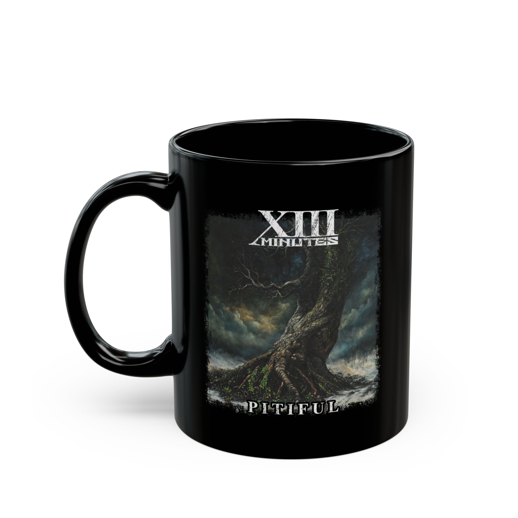 XIII Minutes - Pitiful 11oz Black Mugs