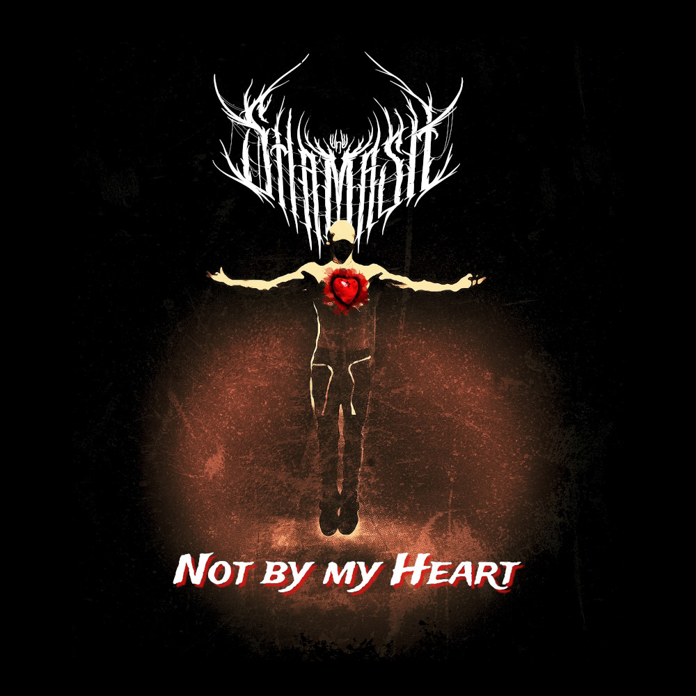 Shamash - Not By My Heart - Black Denim Printed Patches (2 sizes)