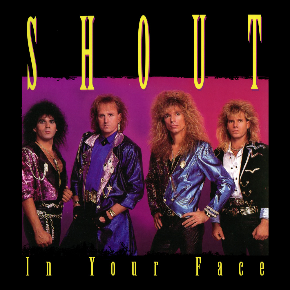 Shout - In Your Face - Black Denim Printed Patches (2 sizes)