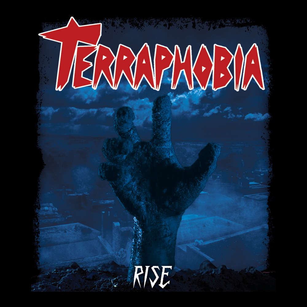 Terraphobia - Rise - Black Denim Printed Patches (2 sizes)