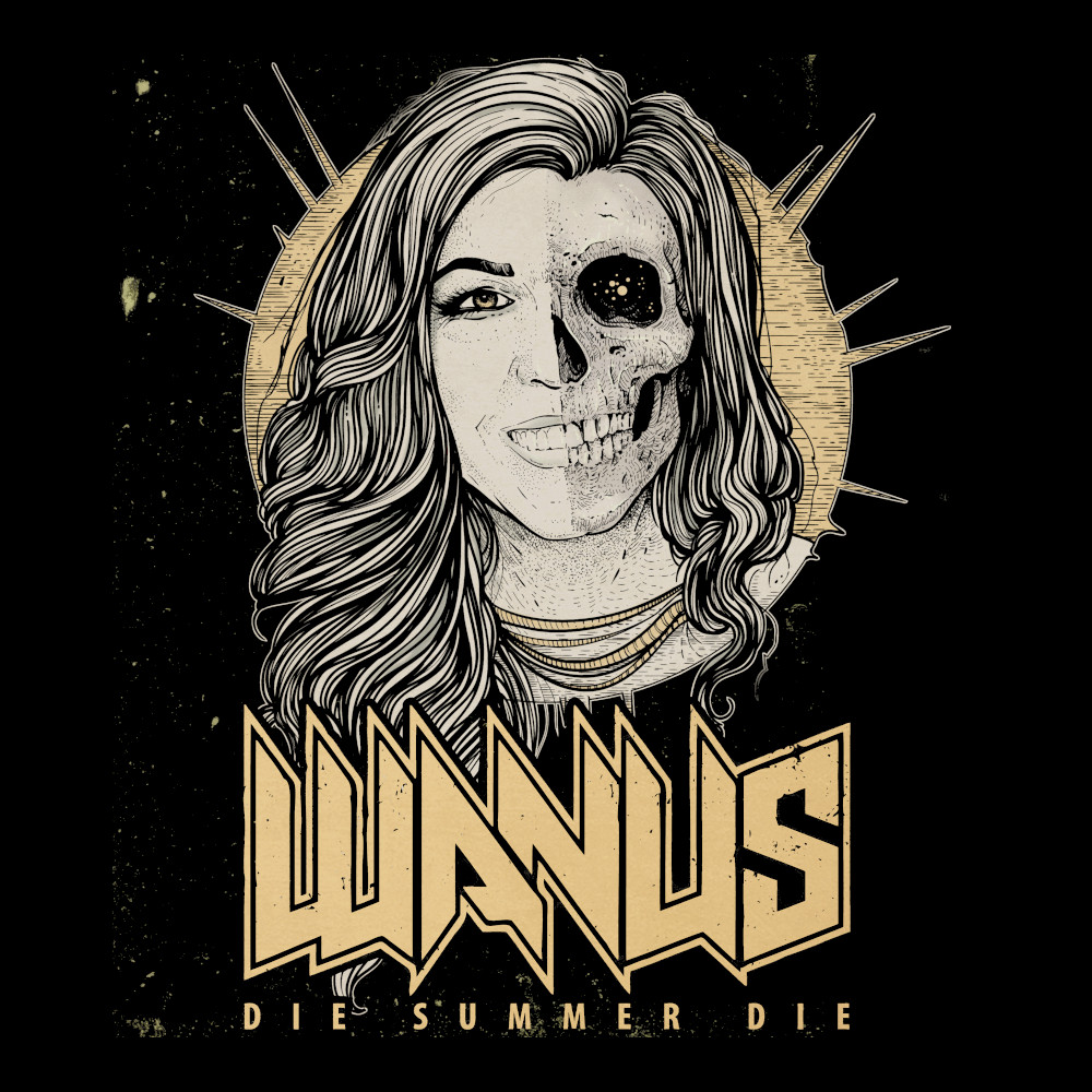 Wanus - Die Summer Die - Black Denim Printed Patches (2 sizes)