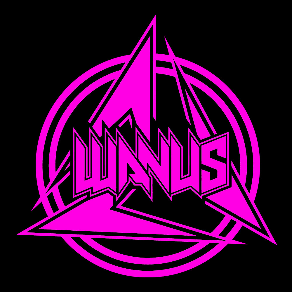 Wanus Pink Logo - Black Denim Printed Patches (2 sizes)