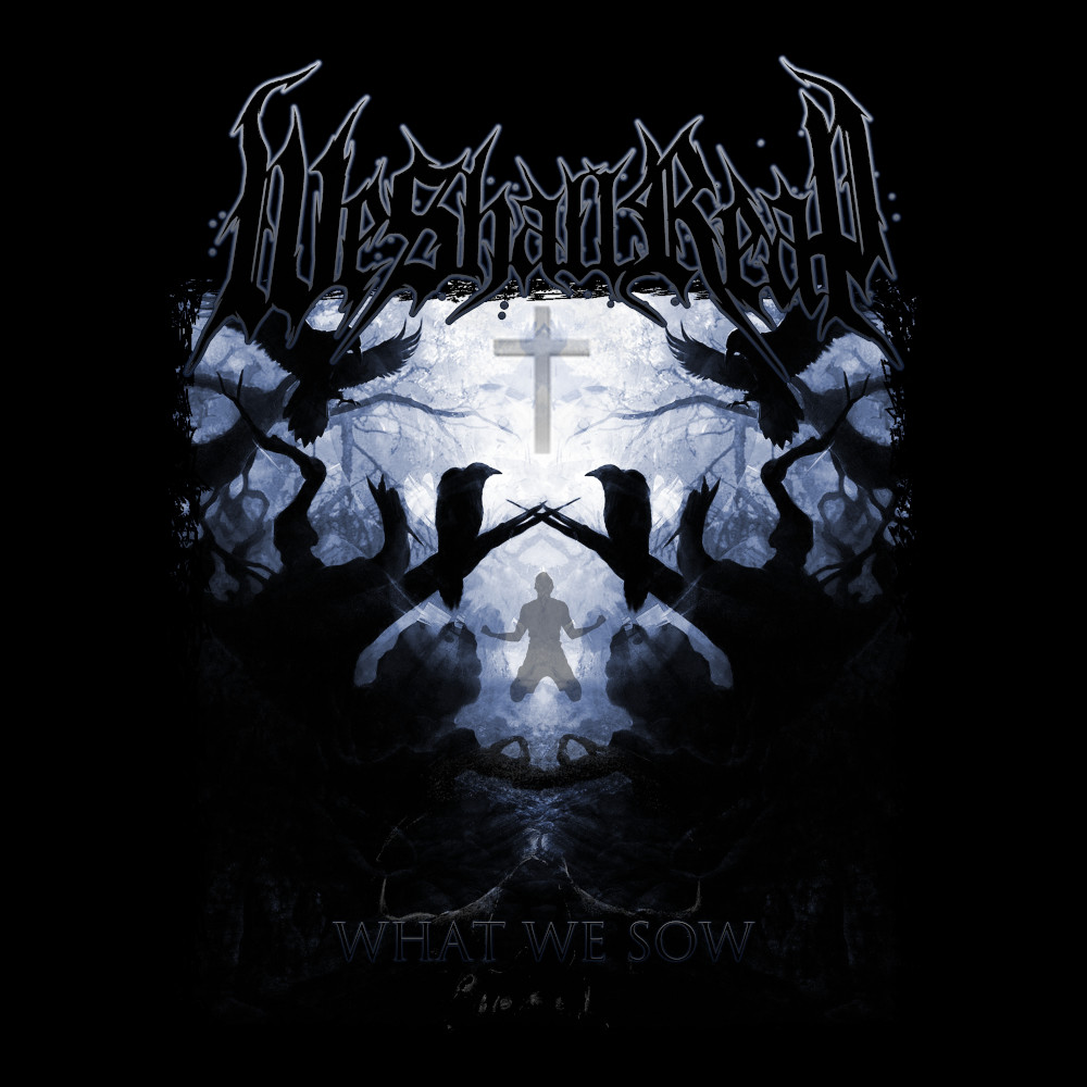 WeShallReap - What We Sow - Black Denim Printed Patches (2 sizes)