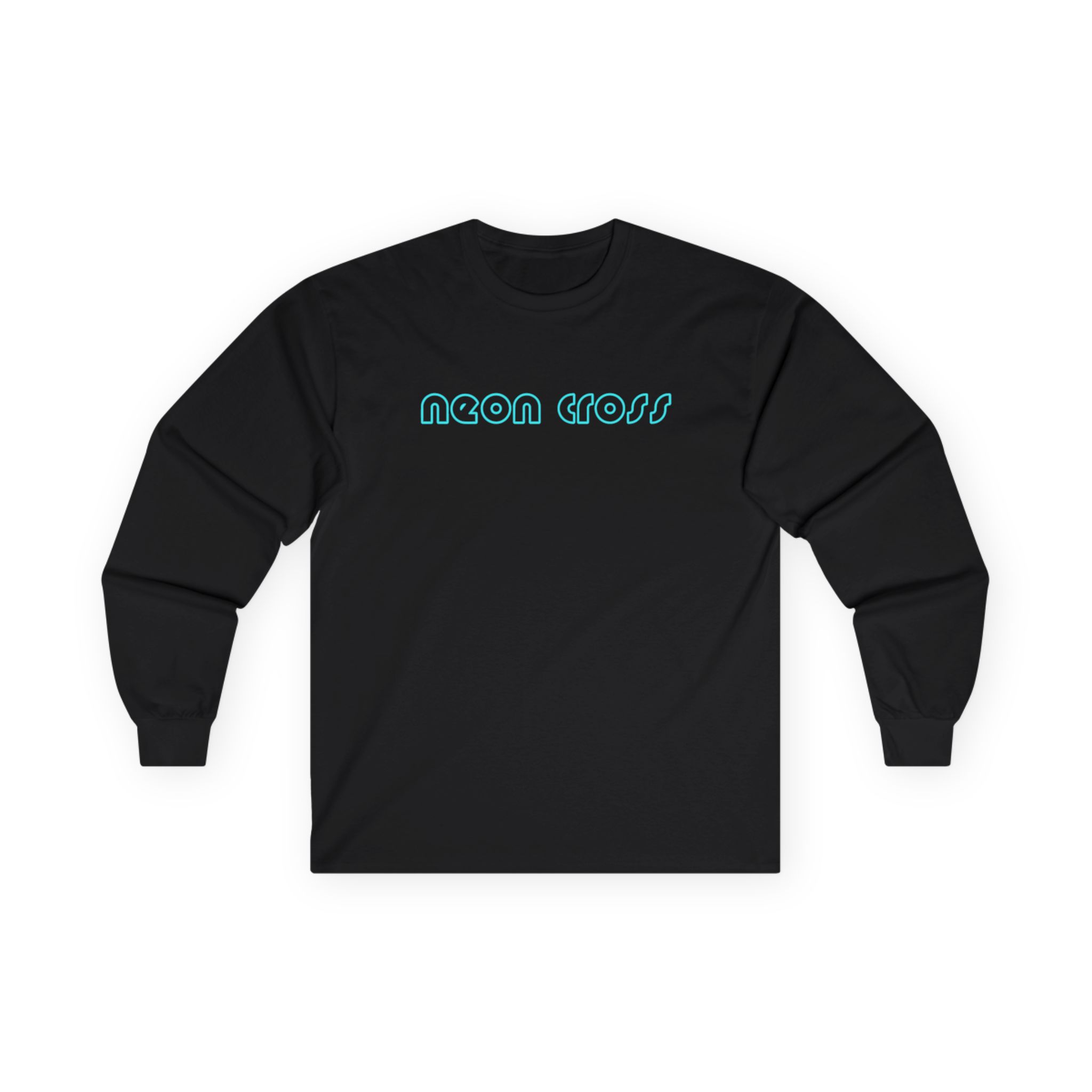 Neon Cross Logo Long Sleeve Tshirt