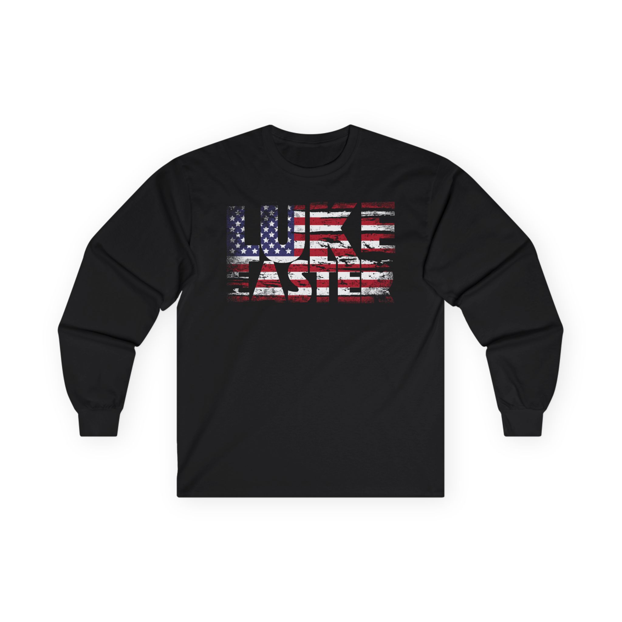 Luke Easter Flag Logo Long Sleeve Tshirt