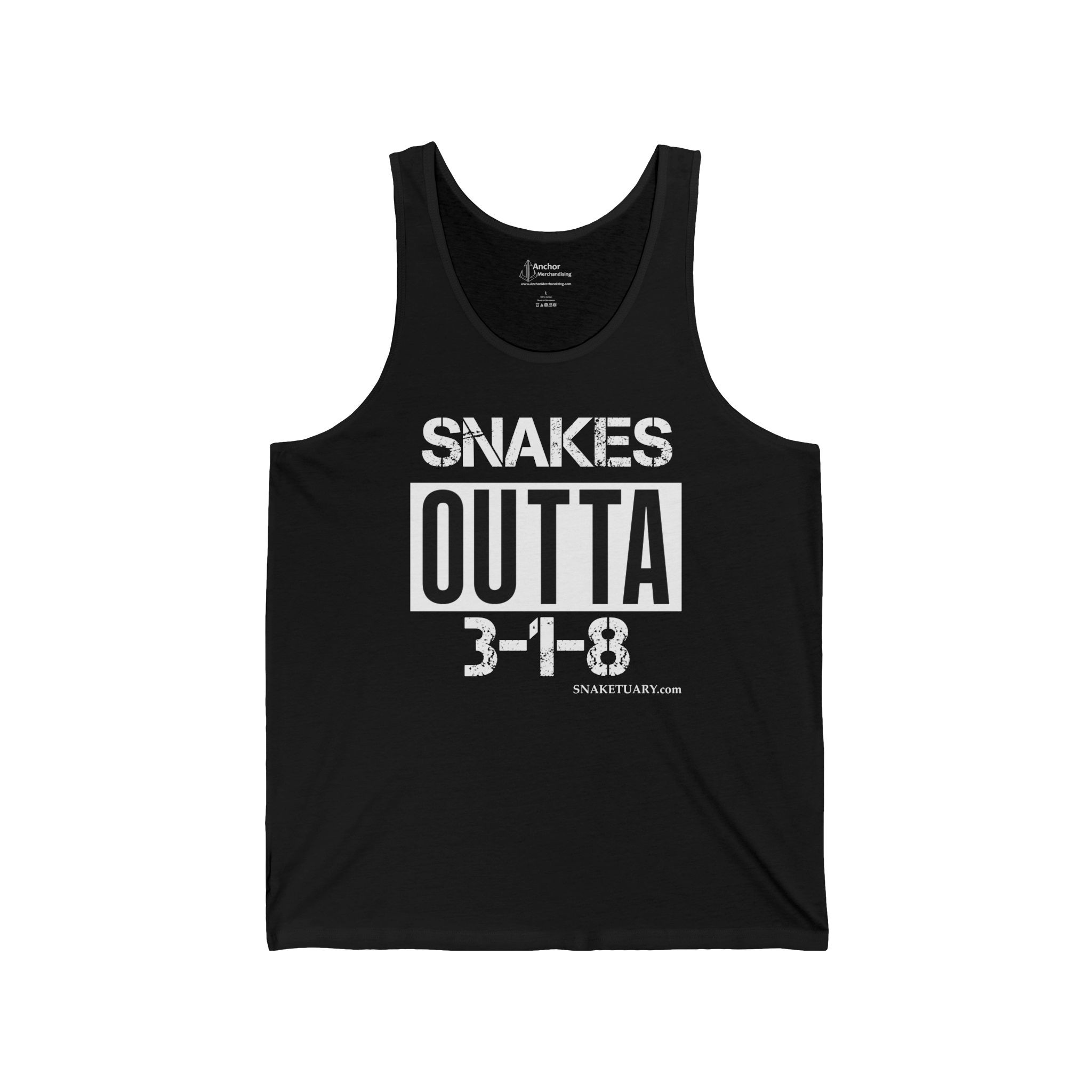 Steve's Snaketuary - Snakes Outta 318 Unisex Jersey Tank Top