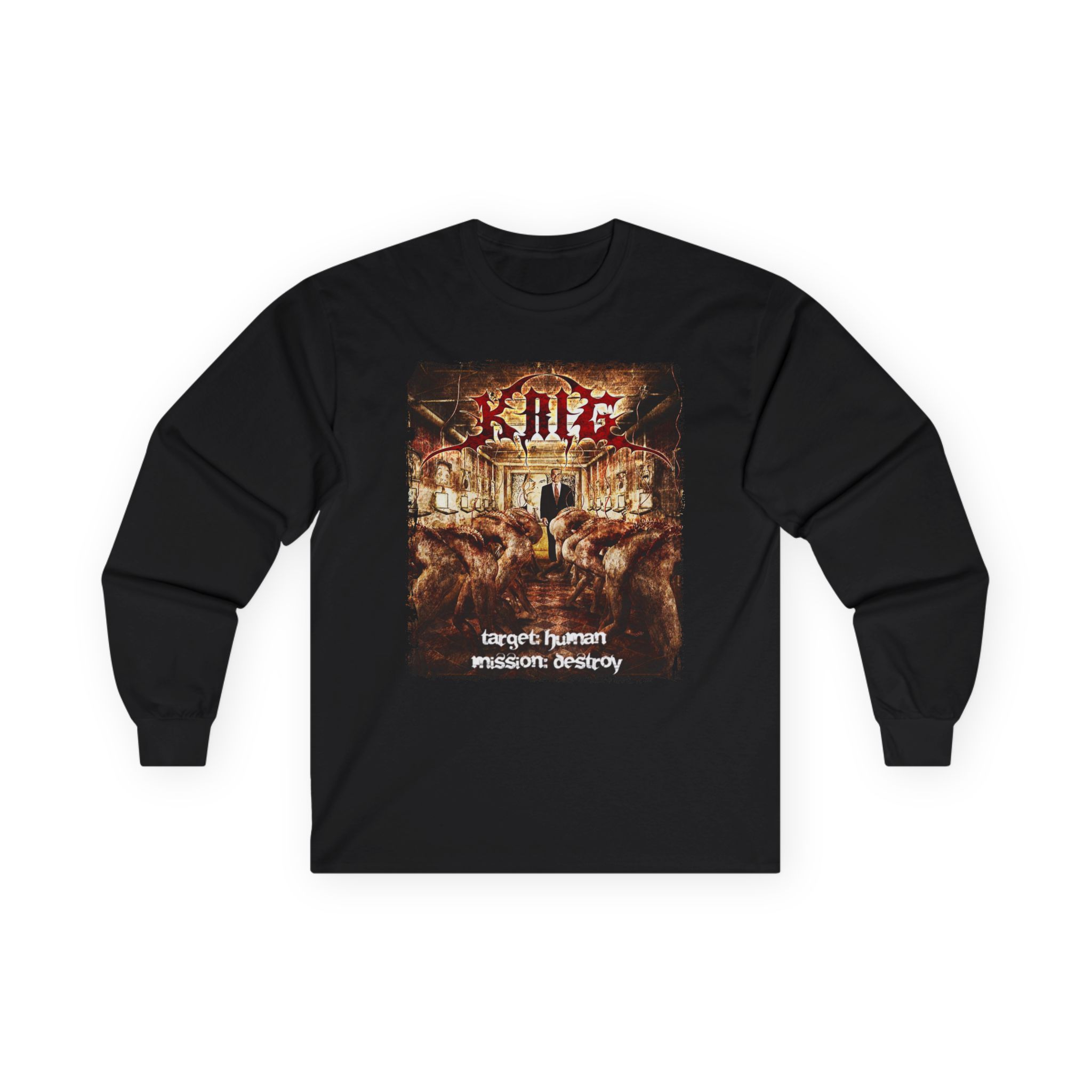 Krig - Target Human Mission Destroy Long Sleeve Tshirt