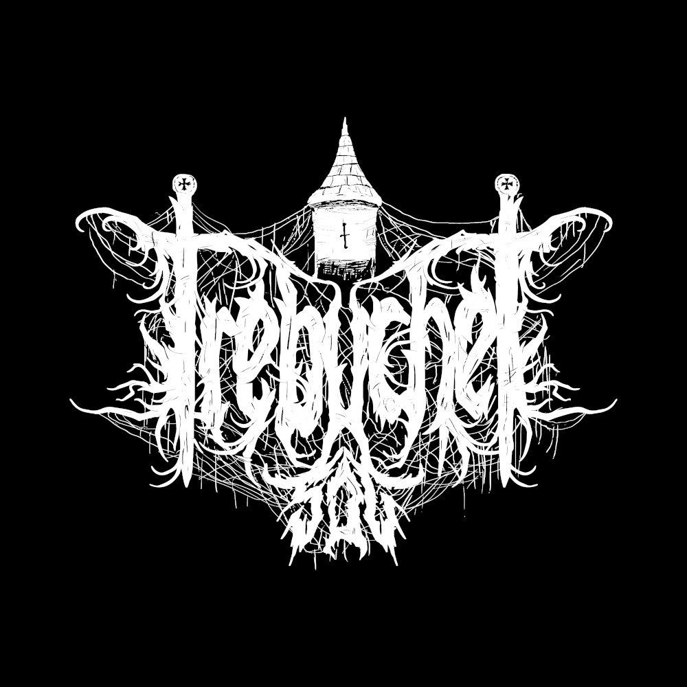 Trebuchet SDG Logo - Black Denim Printed Patches (2 sizes)