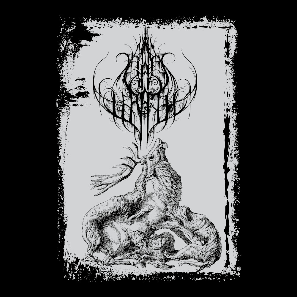 Vials Of Wrath - Wolves V2 - Black Denim Printed Patches (2 sizes)