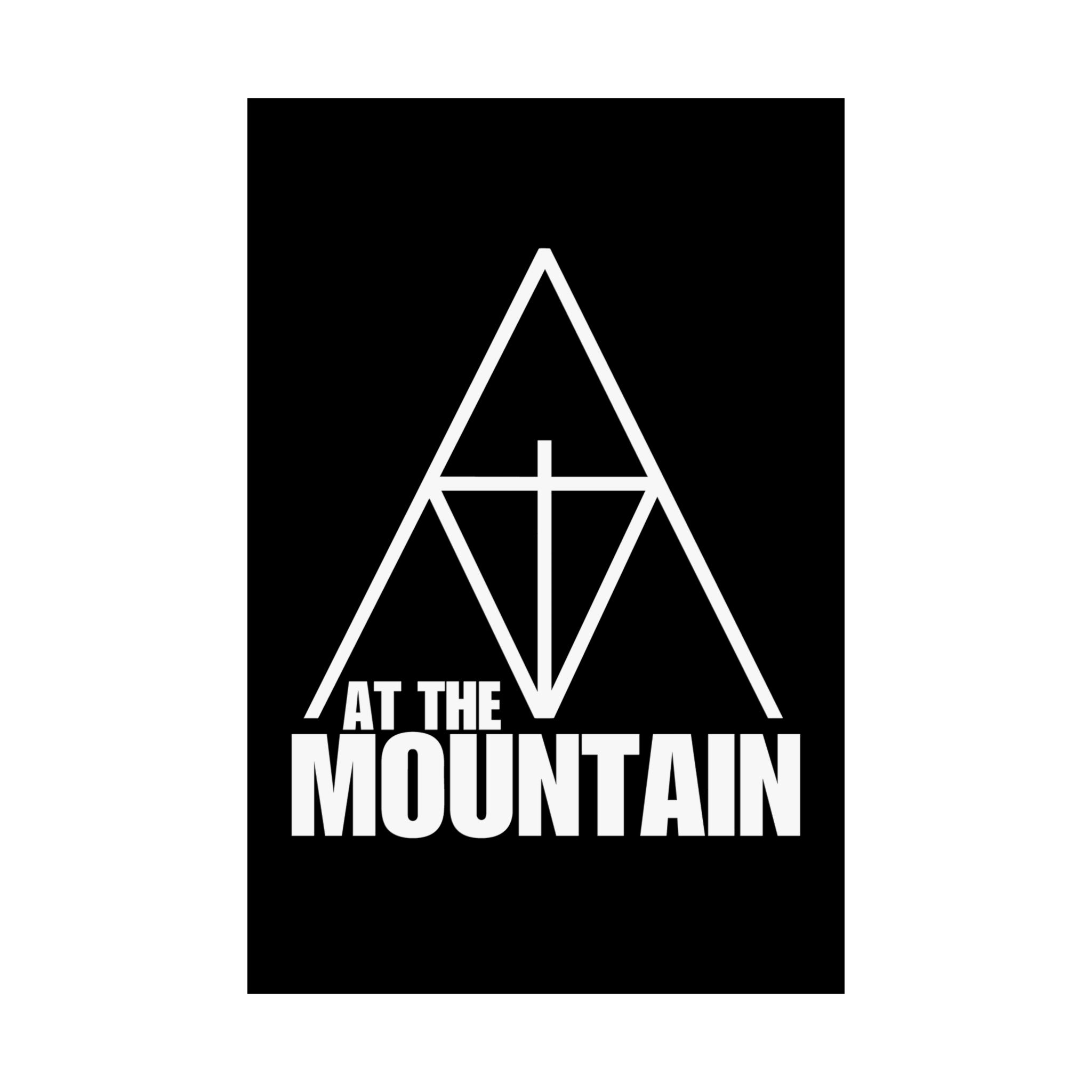 At The Mountain Logo Poster Prints (210gsm)