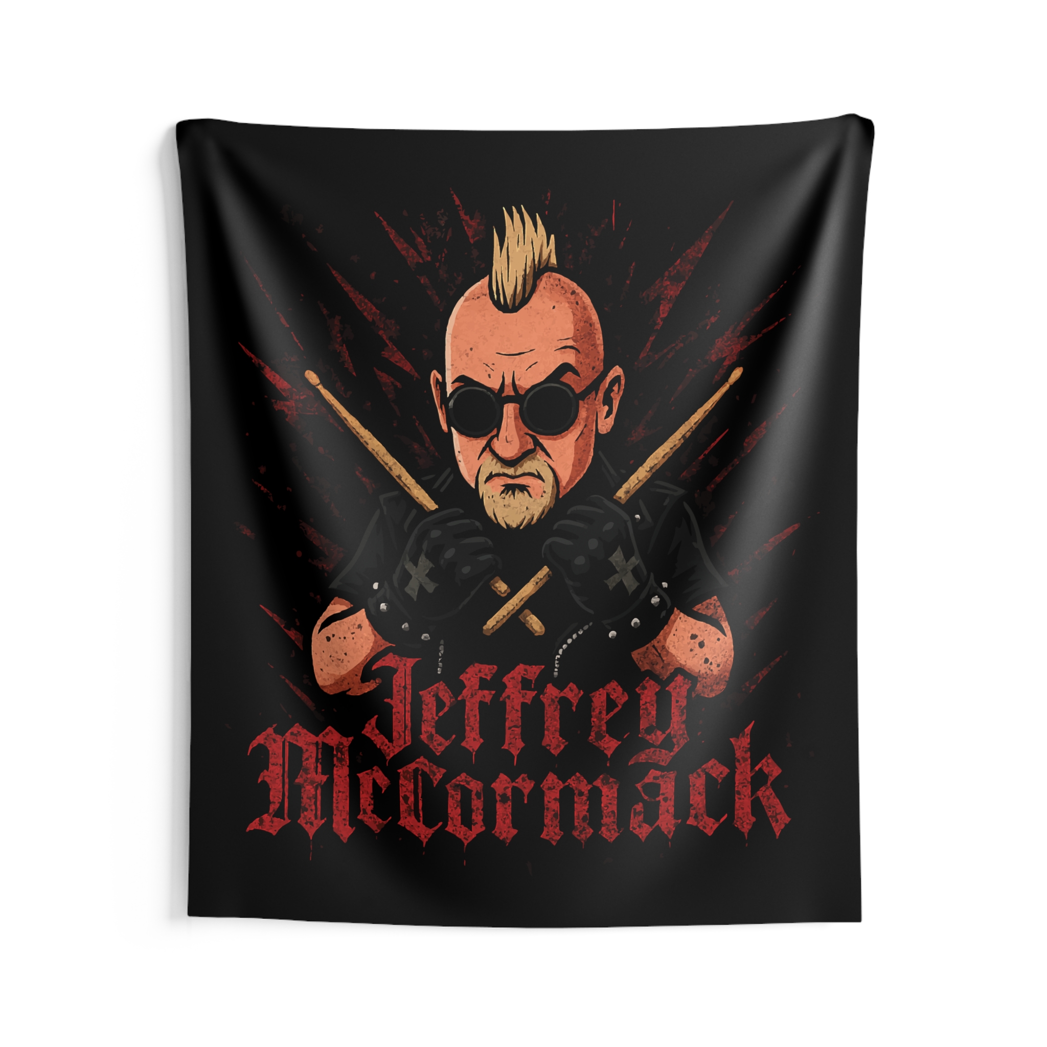 Jeffrey McCormack Cartoon Indoor Wall Tapestries