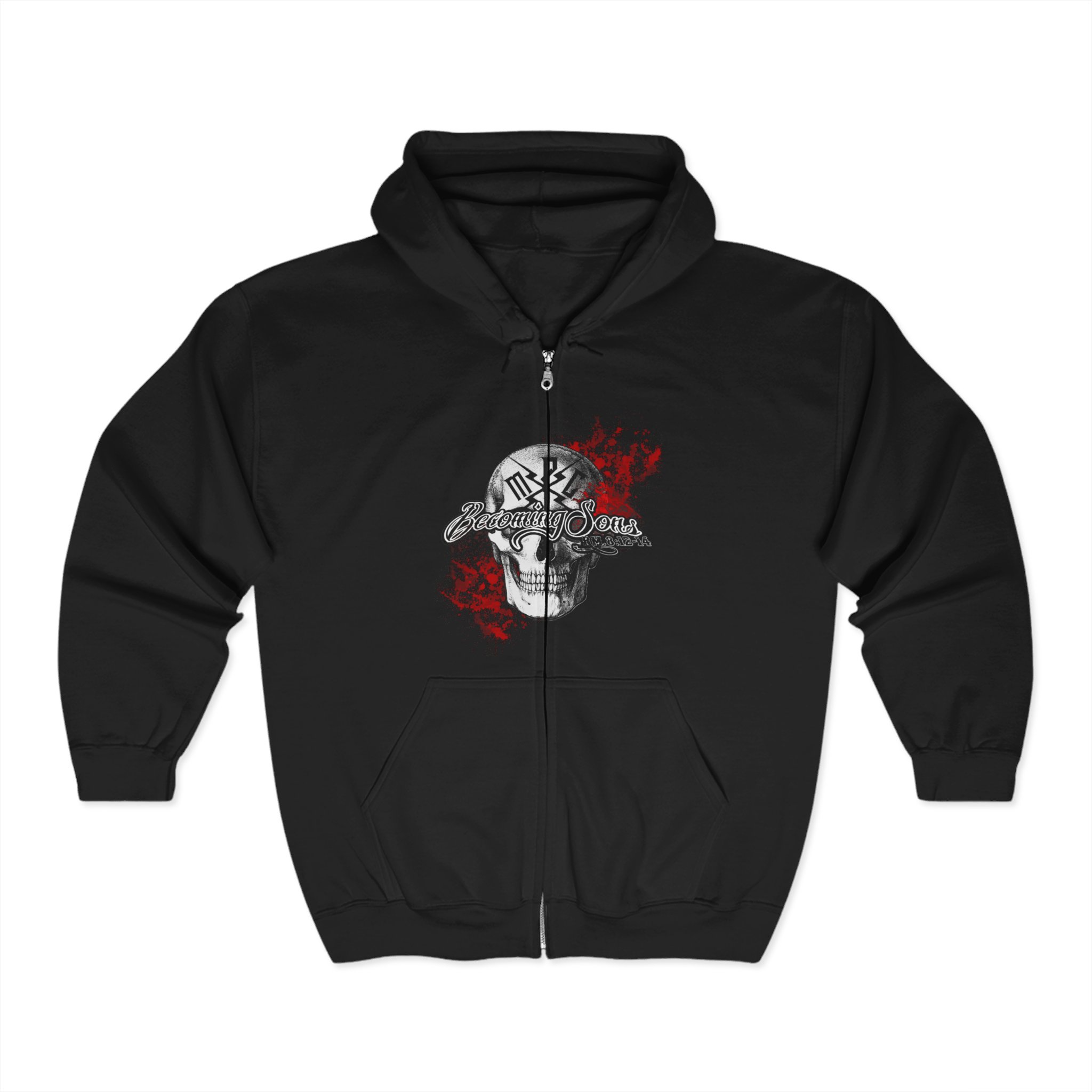 Becoming Sons - MPC Full Zip Hooded Sweatshirt (2-Sided)
