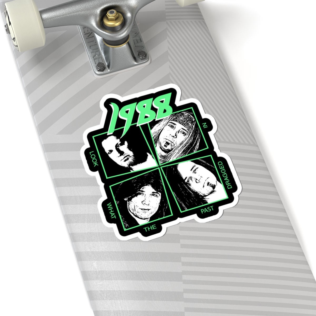 1988 - Look What The Past Dragged In Die Cut Stickers