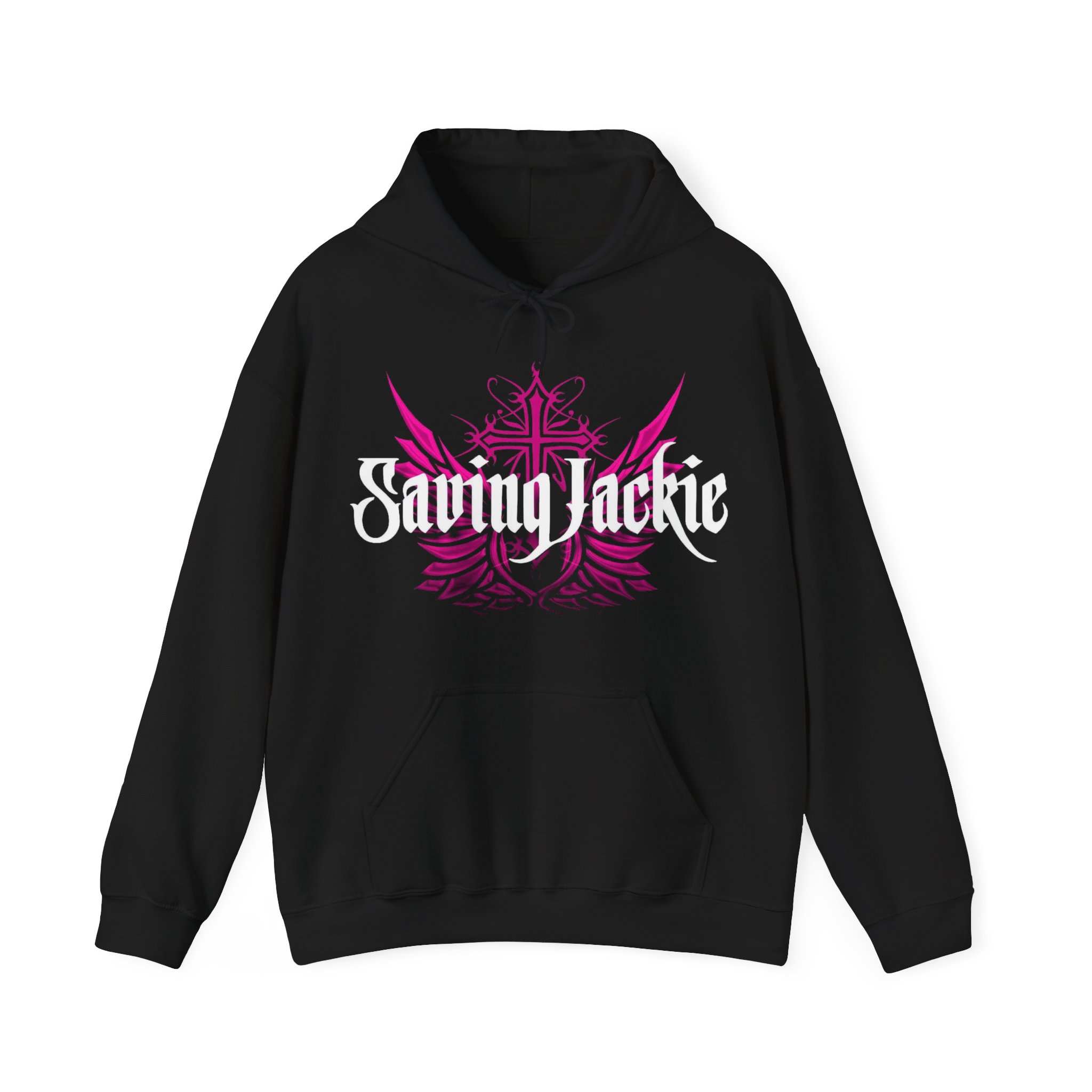 Saving Jackie Wings Logo Pullover Hooded Sweatshirt