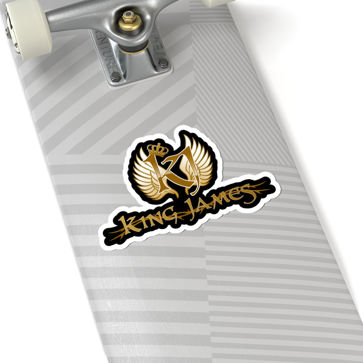 King James Logo Die Cut Stickers