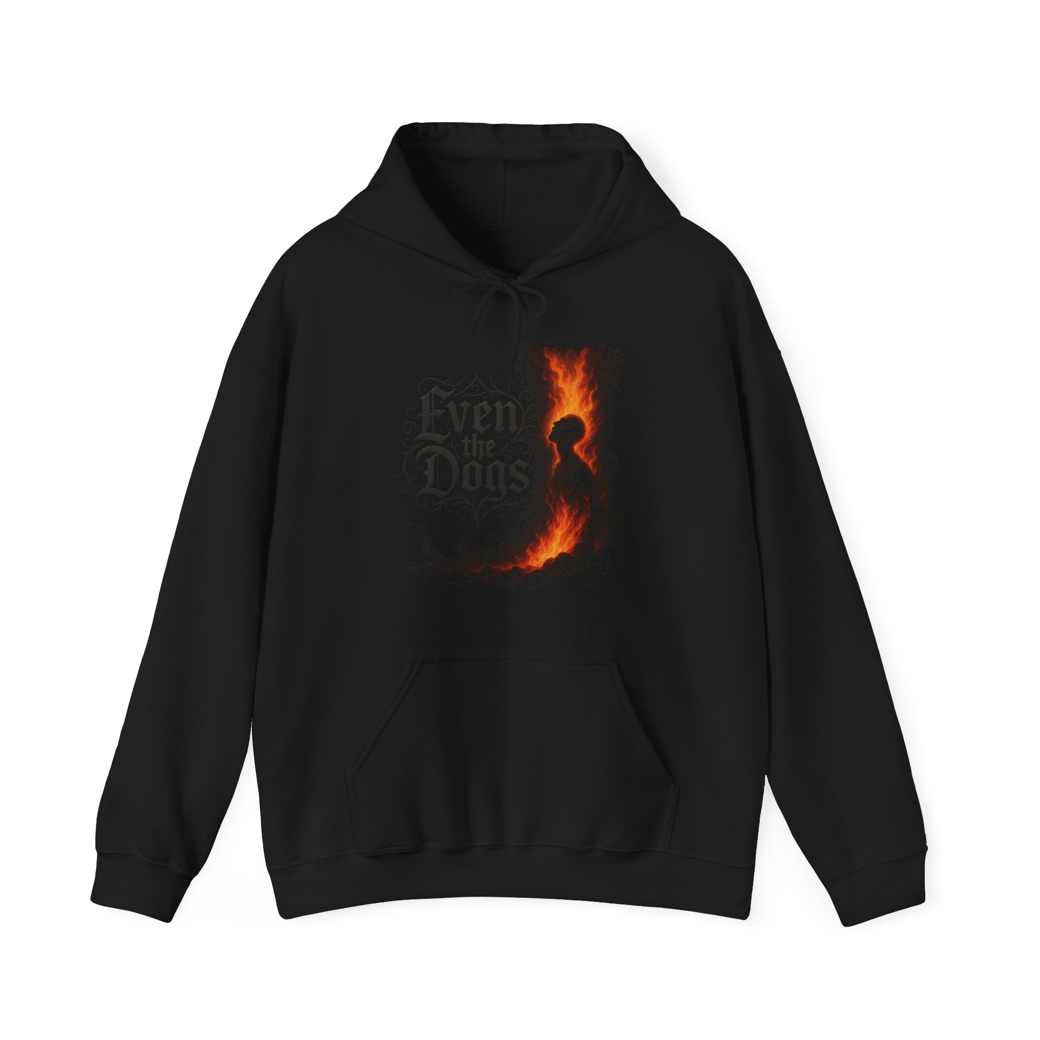 Even The Dogs - Flames Pullover Hooded Sweatshirt