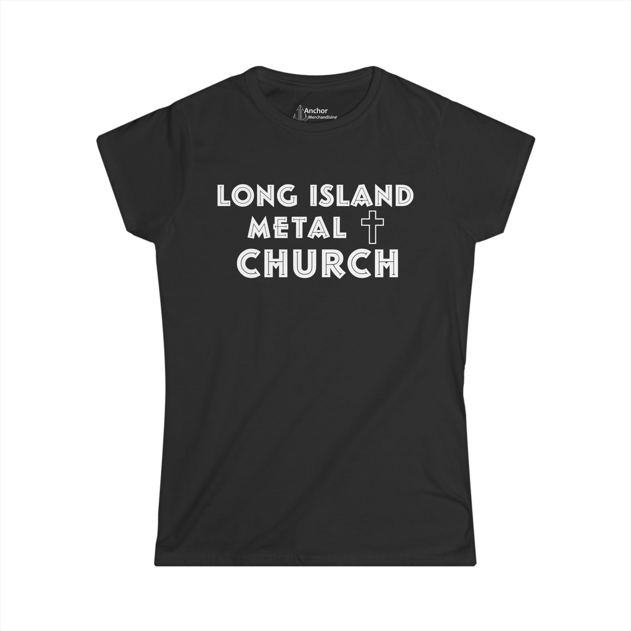 Long Island Metal Church Women's Short Sleeve Tshirt